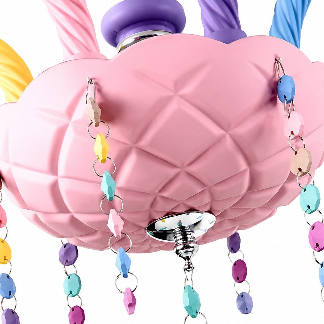 Colorful Metal Kids Room Chandelier for Bedroom