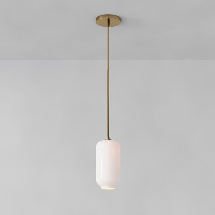 Lumivelle Pebble Pendant Light - Adjustable Glass Shade - Modern Lighting