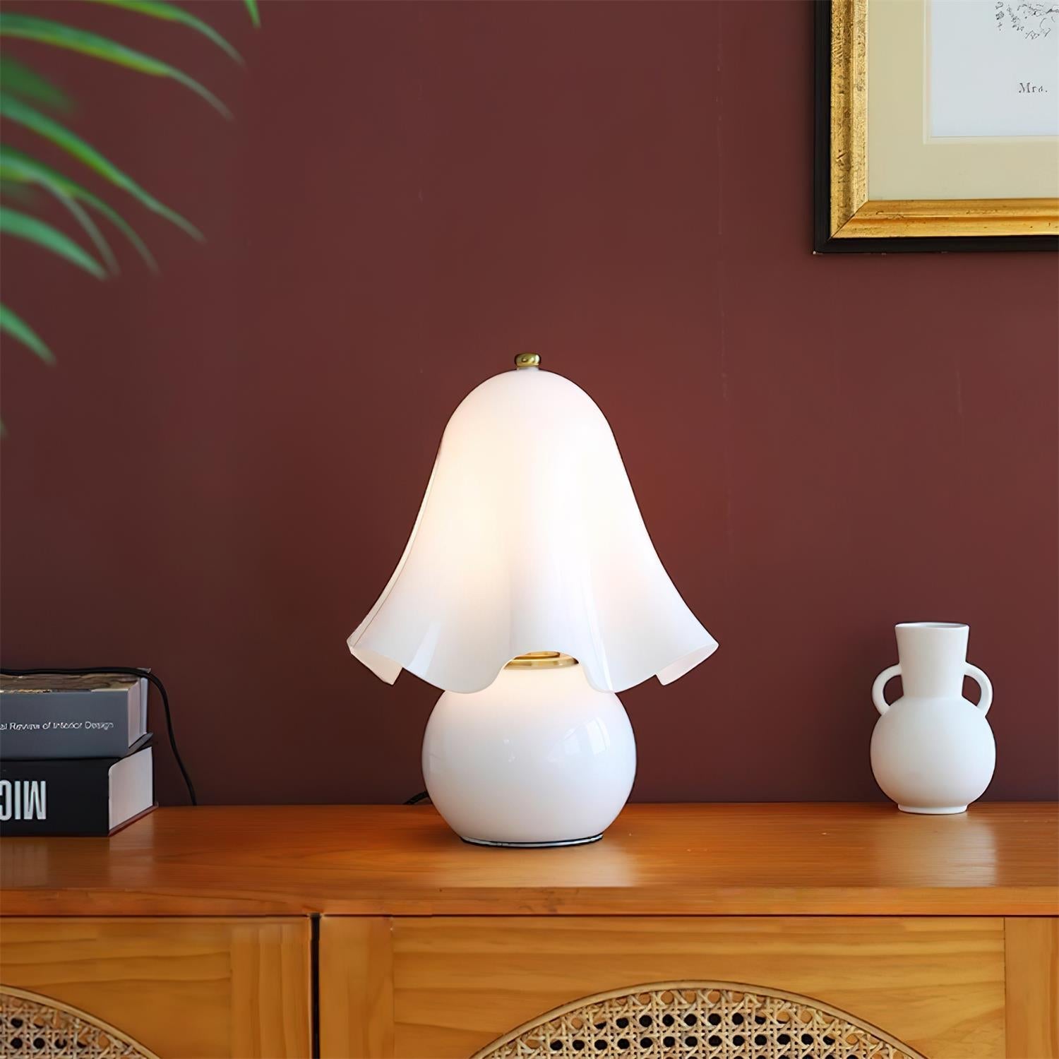 Bellina Decorative Table Lamp - Sculptural Bell Flower Shape