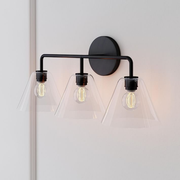 Applique murale Conica Cone - Éclairage moderne en verre à 1, 2 ou 3 lumières