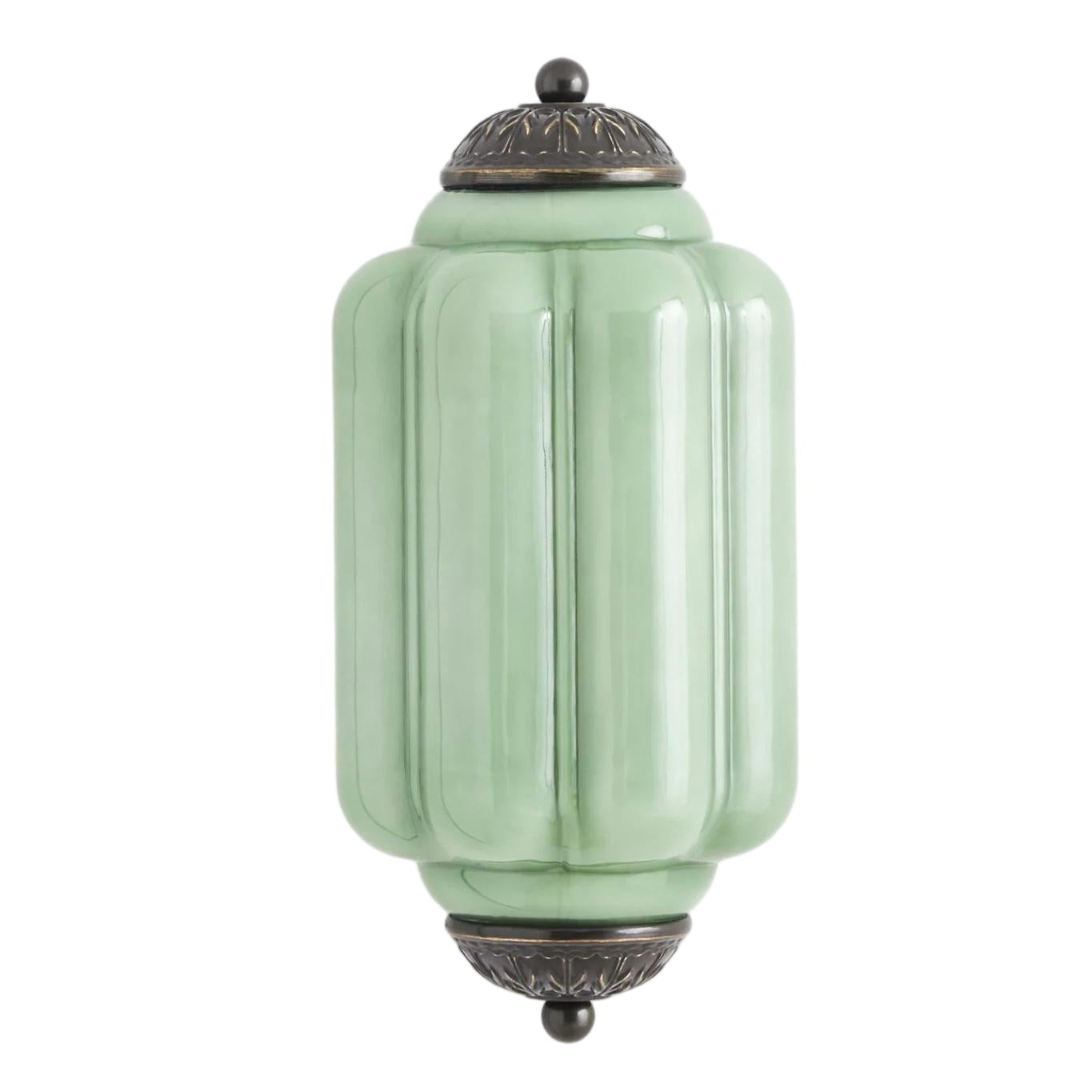 Eloise Vintage Wall Sconce - Milk Glass Flush Mount for Bedside