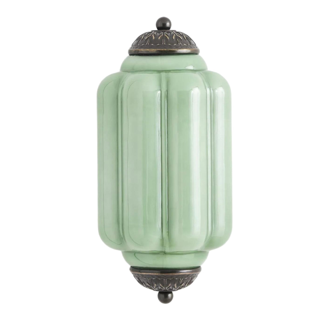 Eloise Vintage Wall Sconce - Milk Glass Flush Mount for Bedside