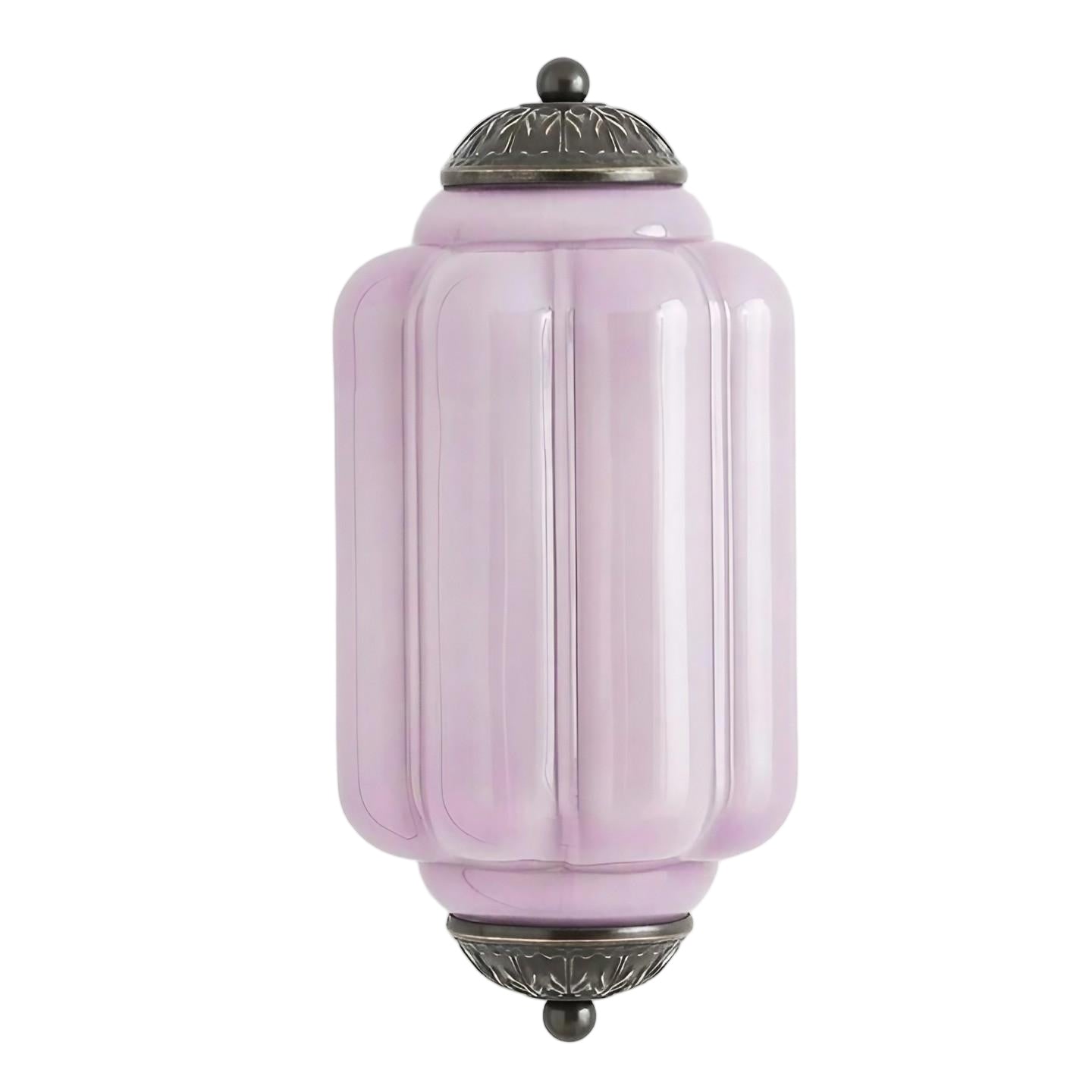 Eloise Vintage Wall Sconce - Milk Glass Flush Mount for Bedside