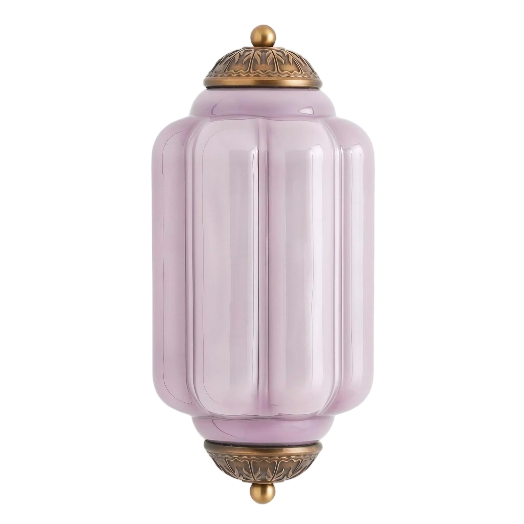 Eloise Vintage Wall Sconce - Milk Glass Flush Mount for Bedside