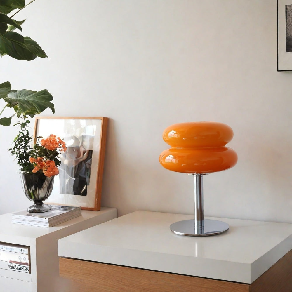Lollipop Table Lamp Retro Bauhaus Style – Double Layer Bedroom Light