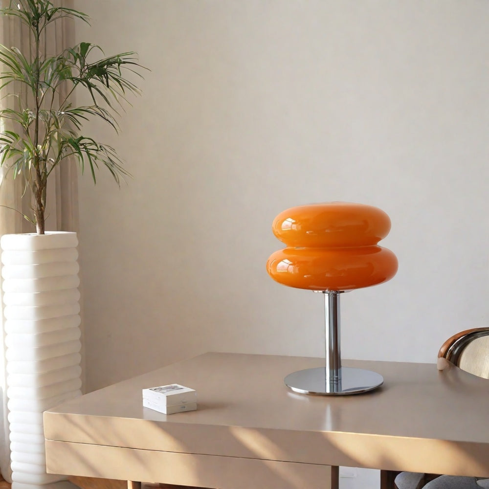 Lollipop Table Lamp Retro Bauhaus Style – Double Layer Bedroom Light