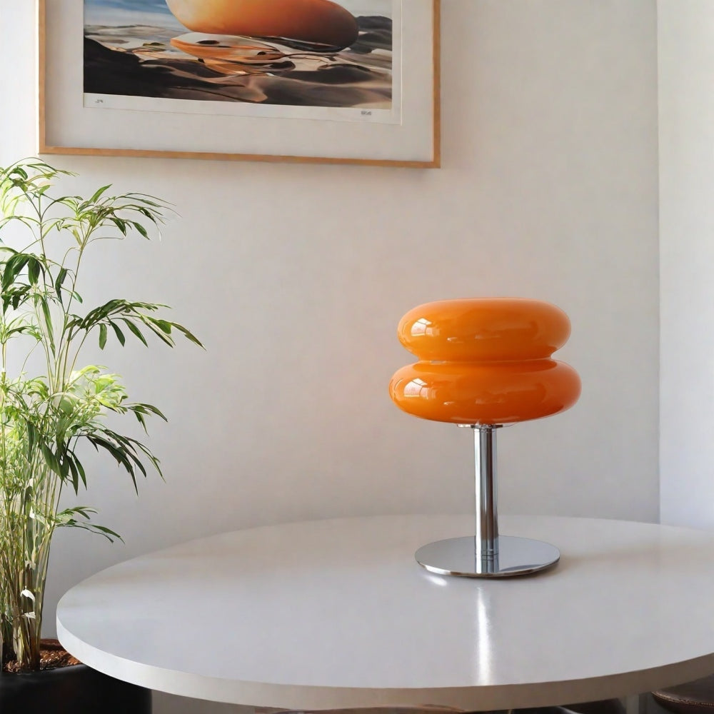 Lollipop Table Lamp Retro Bauhaus Style – Double Layer Bedroom Light