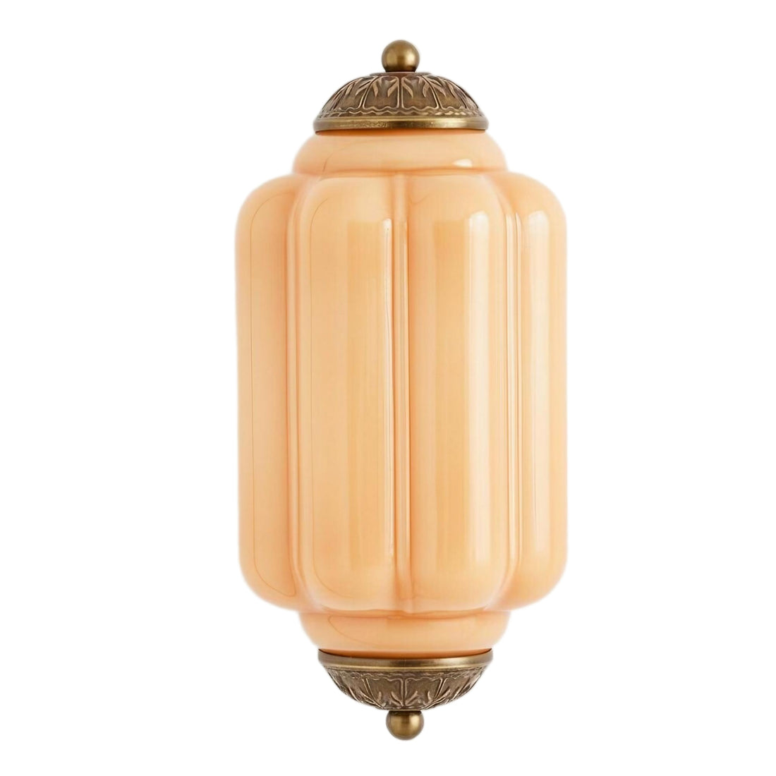 Eloise Vintage Wall Sconce - Milk Glass Flush Mount for Bedside
