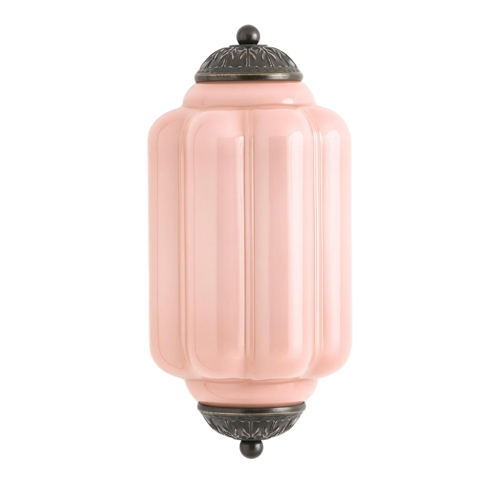Eloise Vintage Wall Sconce - Milk Glass Flush Mount for Bedside