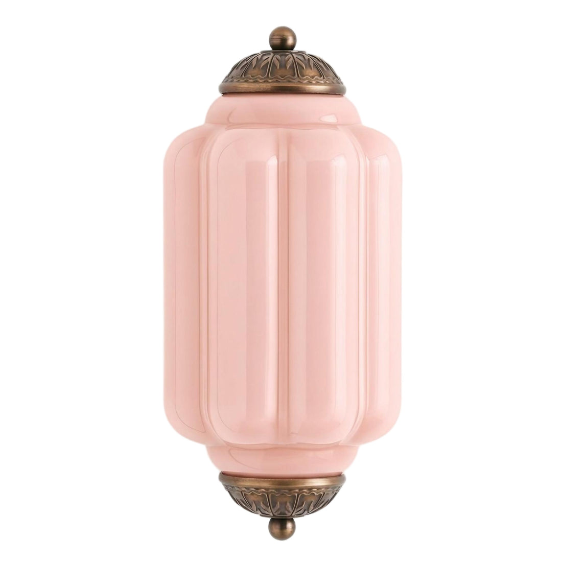 Eloise Vintage Wall Sconce - Milk Glass Flush Mount for Bedside