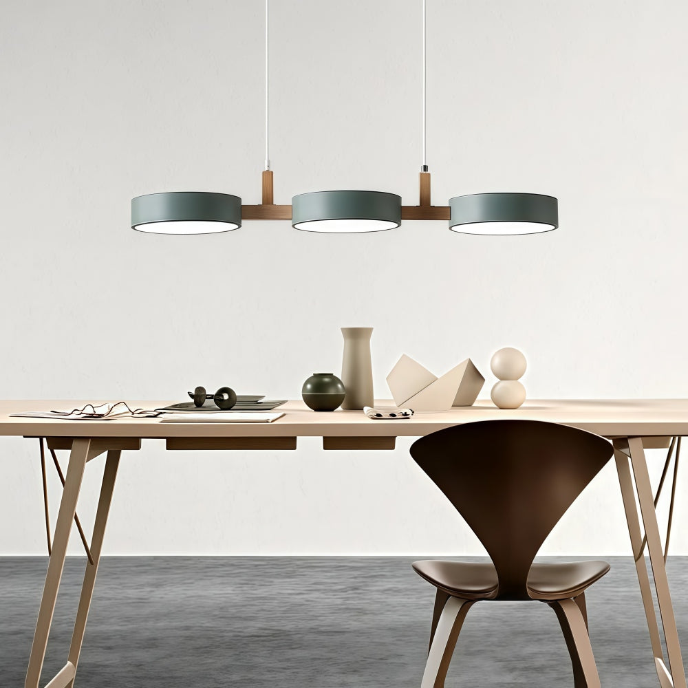 3-Light Macaron Pendant Light – Modern Designer Chandelier for Indoor Use
