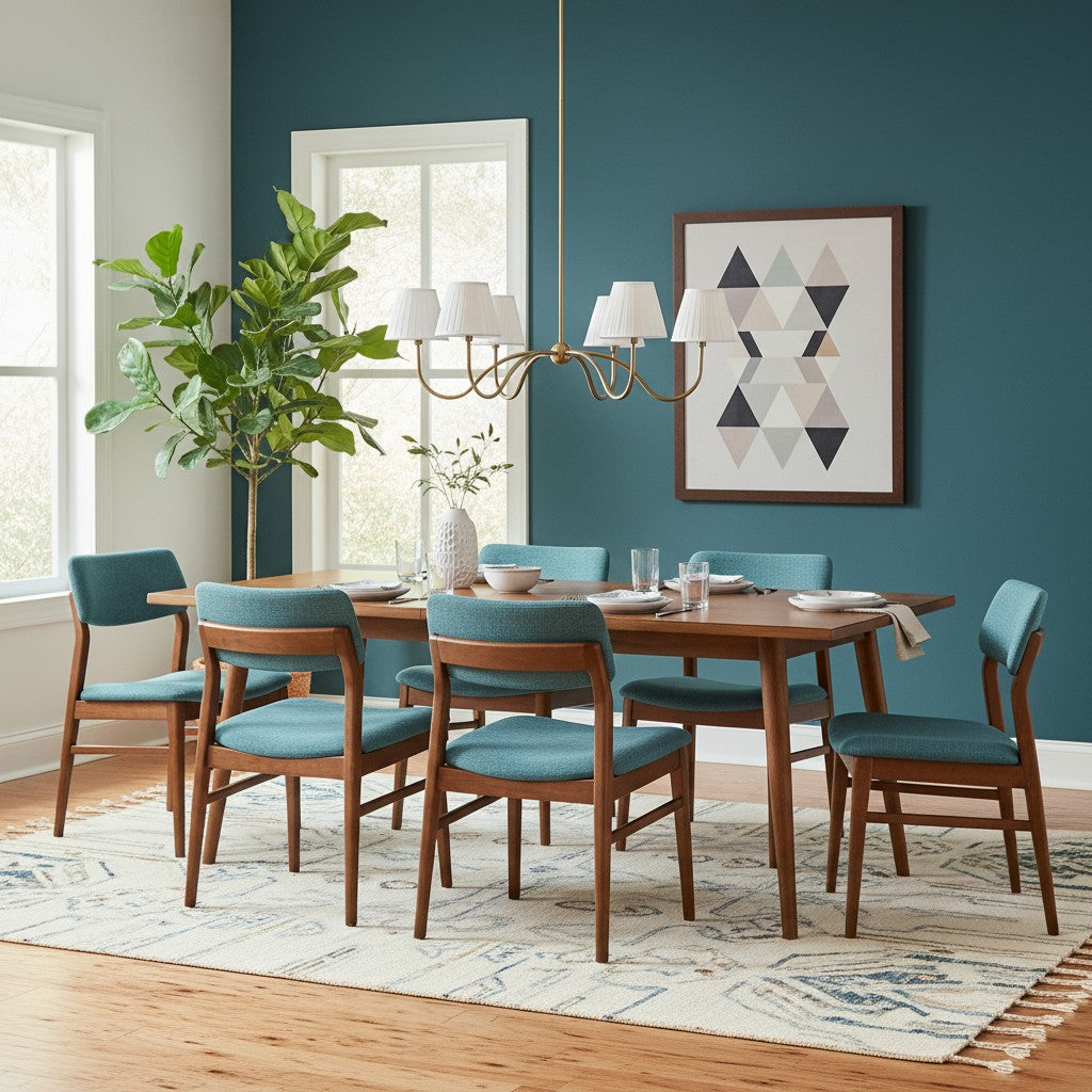 Luvora Fabric Modern Chandelier - Multi-Head Pleated Shade for Living Room